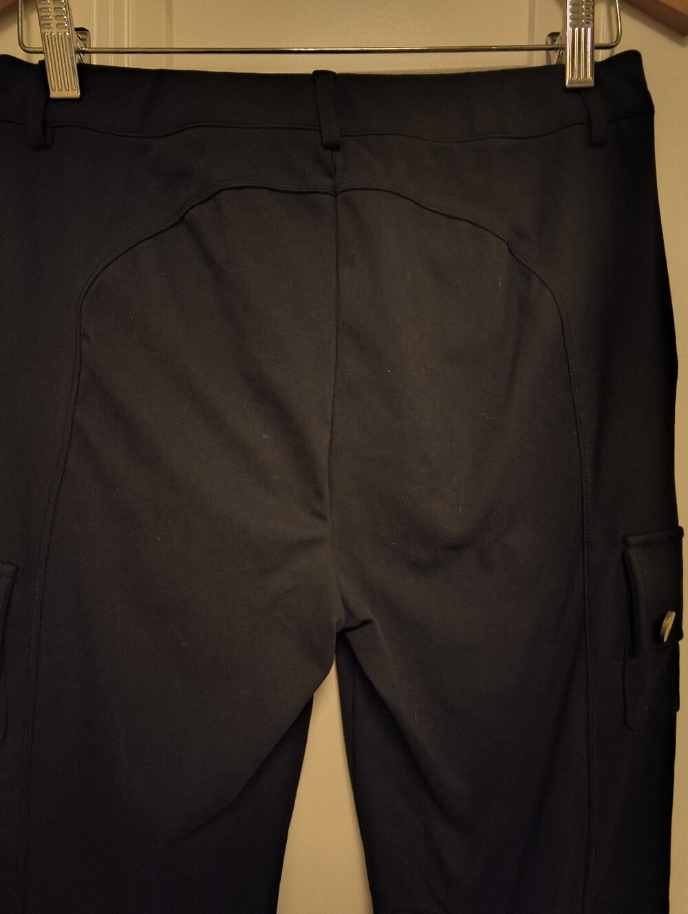 NWOT Halara DayStretch High Waisted Zipper Pockets Solid Skinny Cargo Pants -Med - Picture 7 of 8